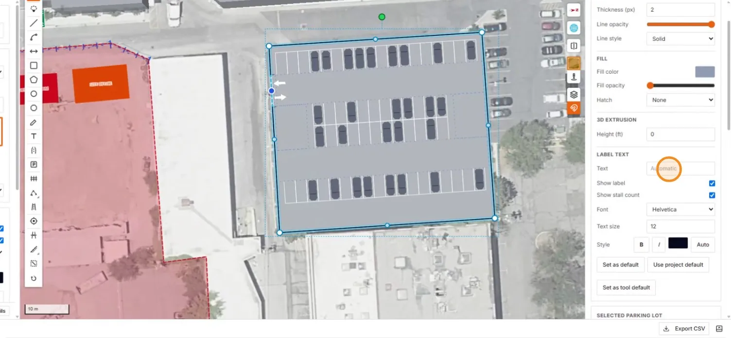The Label text field with its Automatic placeholder